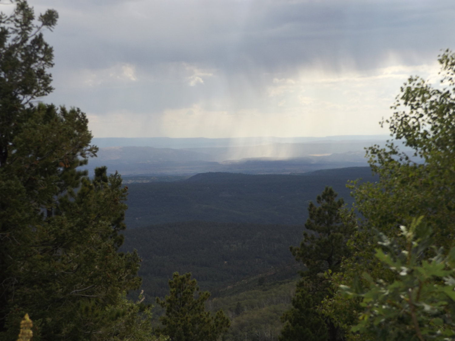view of rain