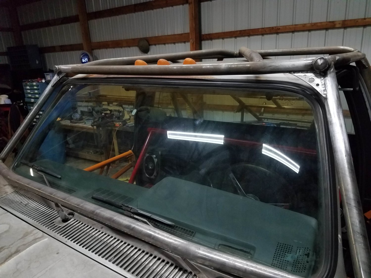 windshield gussets