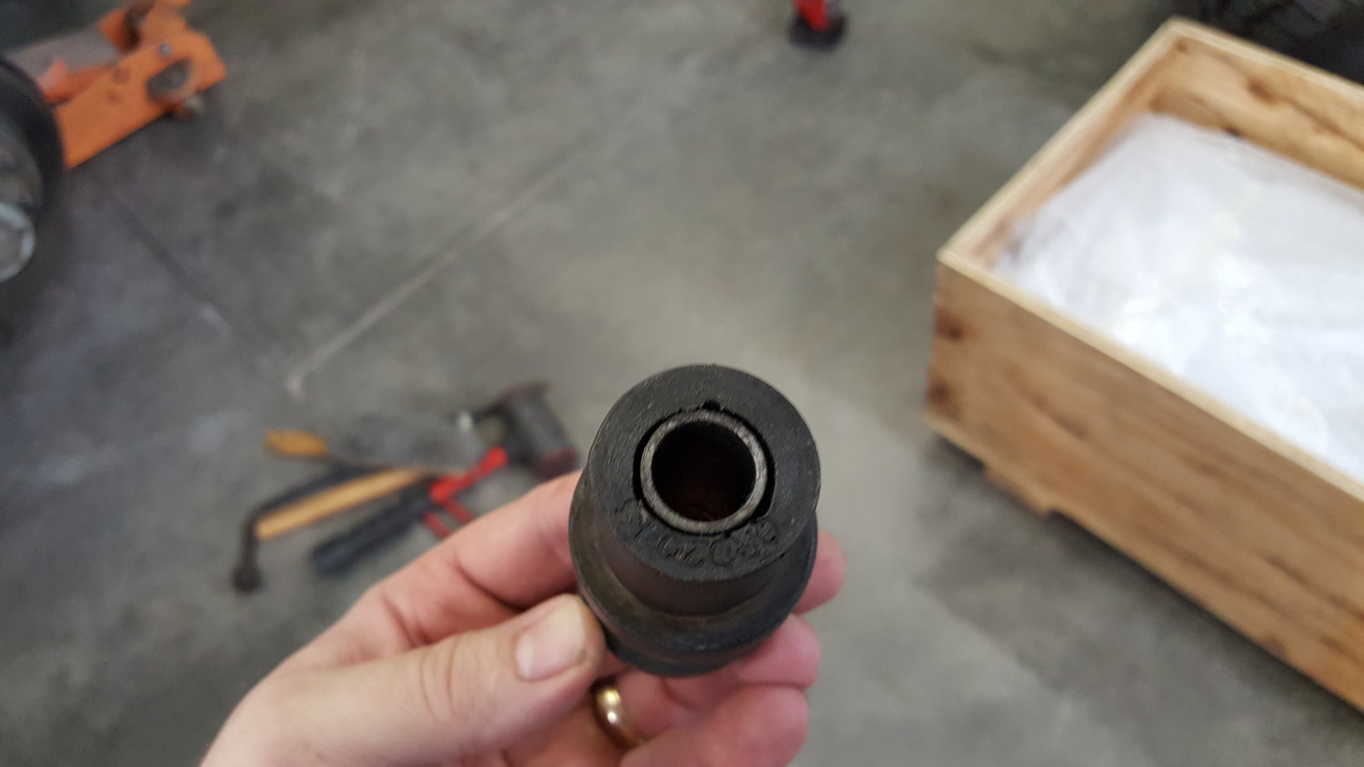 worn bushing