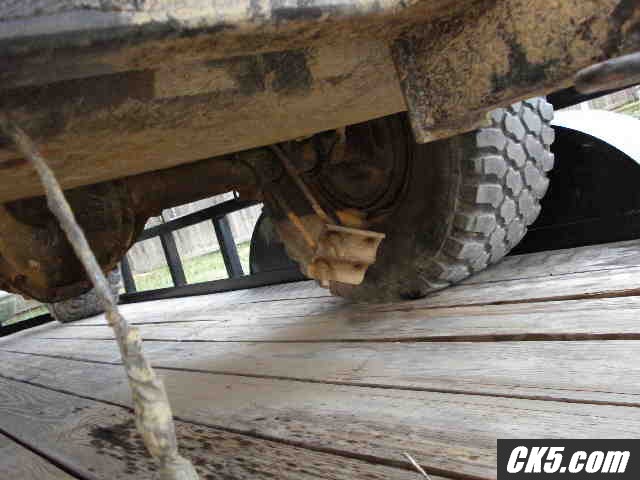 wrecked truck