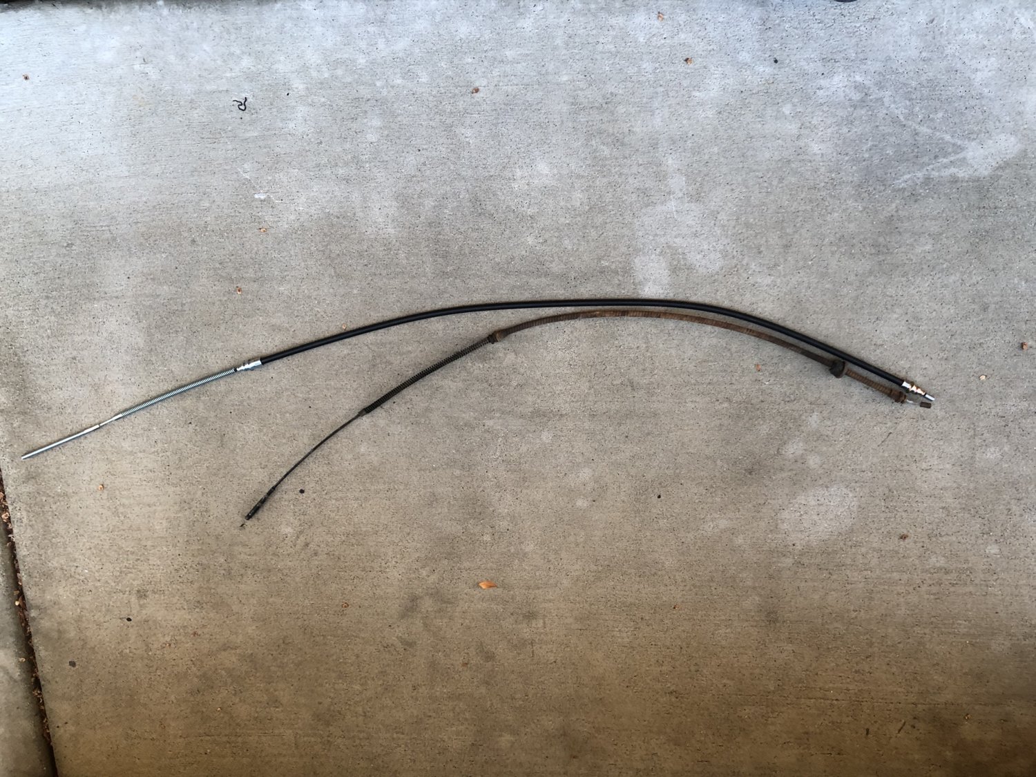 wrong front EBrake cable