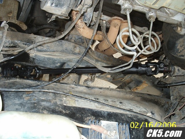XJ shaft finally installed