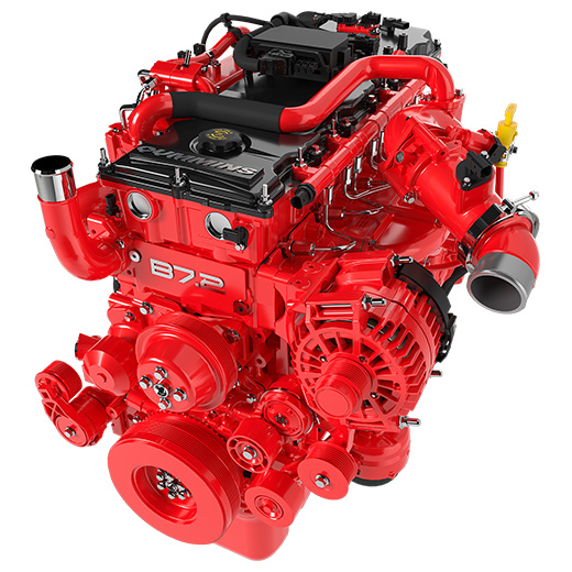 7.2 liter Cummins diesel engine